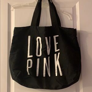 Victoria’s Secret pink tote bag